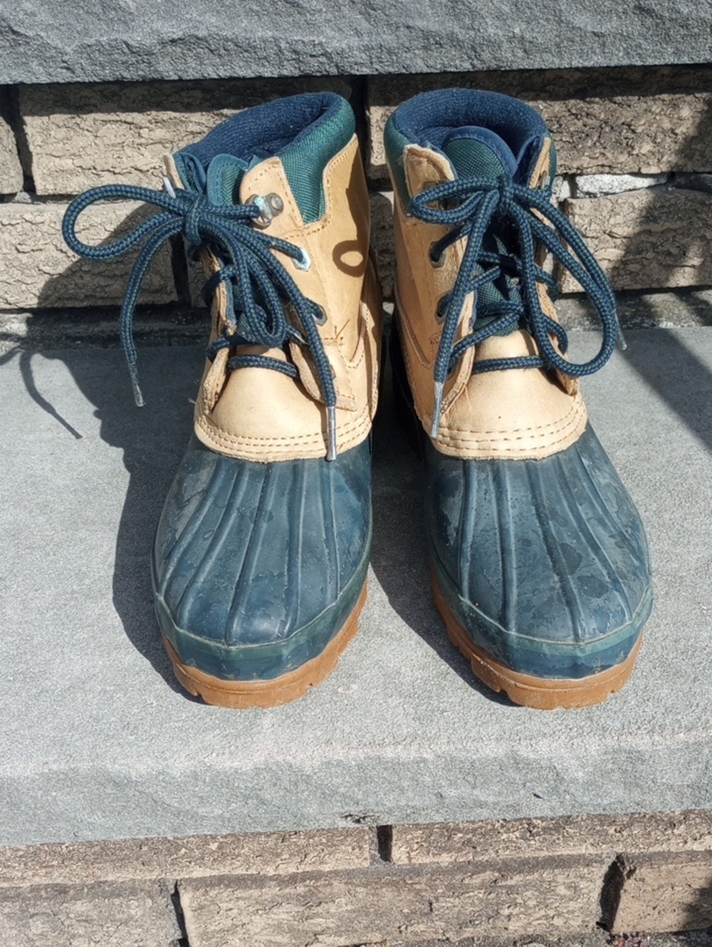 G.H. Bass & Co. Thermolyte Vintage Duck Boots for Rain, Size 8, Fair Condition